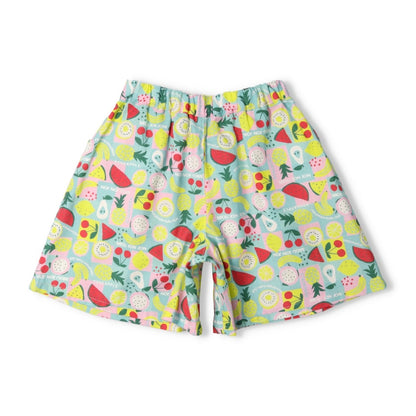 Japanese Moujonjon Fruit Pattern Culottes 80-130cm Girls Summer PANTS 