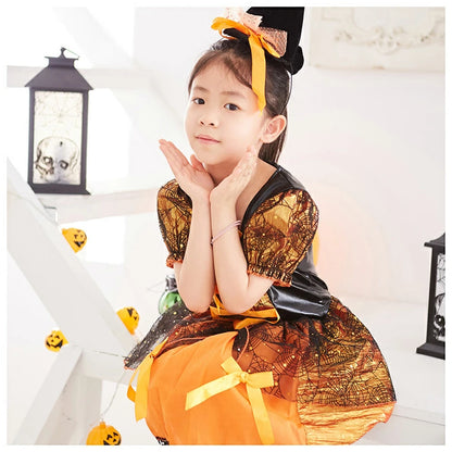 日本直送  魔女 100-120cm 女童款 萬聖節 Cosplay服裝 Halloween攪鬼特輯