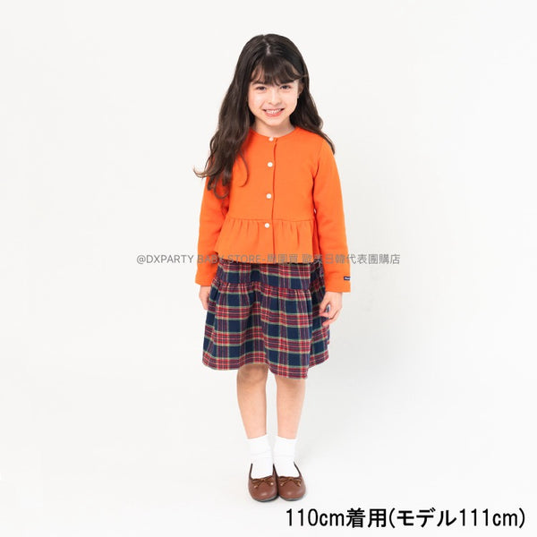 日本童裝 Moujonjon 裙邊外套 90-140cm 女童款 秋季 OUTERWEAR