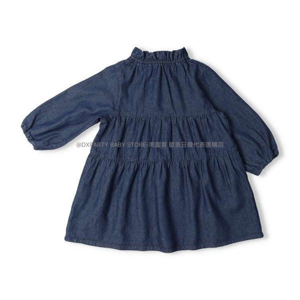 日本童裝 Moujonjon 牛仔連身裙 90-140cm 女童款 秋季 DRESSES