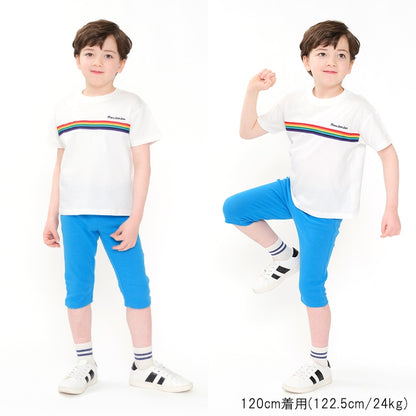 Moujonjon Japanese-made stretch-fitting cropped pants (80-140cm) for boys and girls (Summer PANTS) 