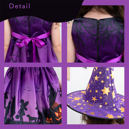 日本童裝 小魔女 110-130cm 女童款 萬聖節 Cosplay服裝 Halloween攪鬼特輯