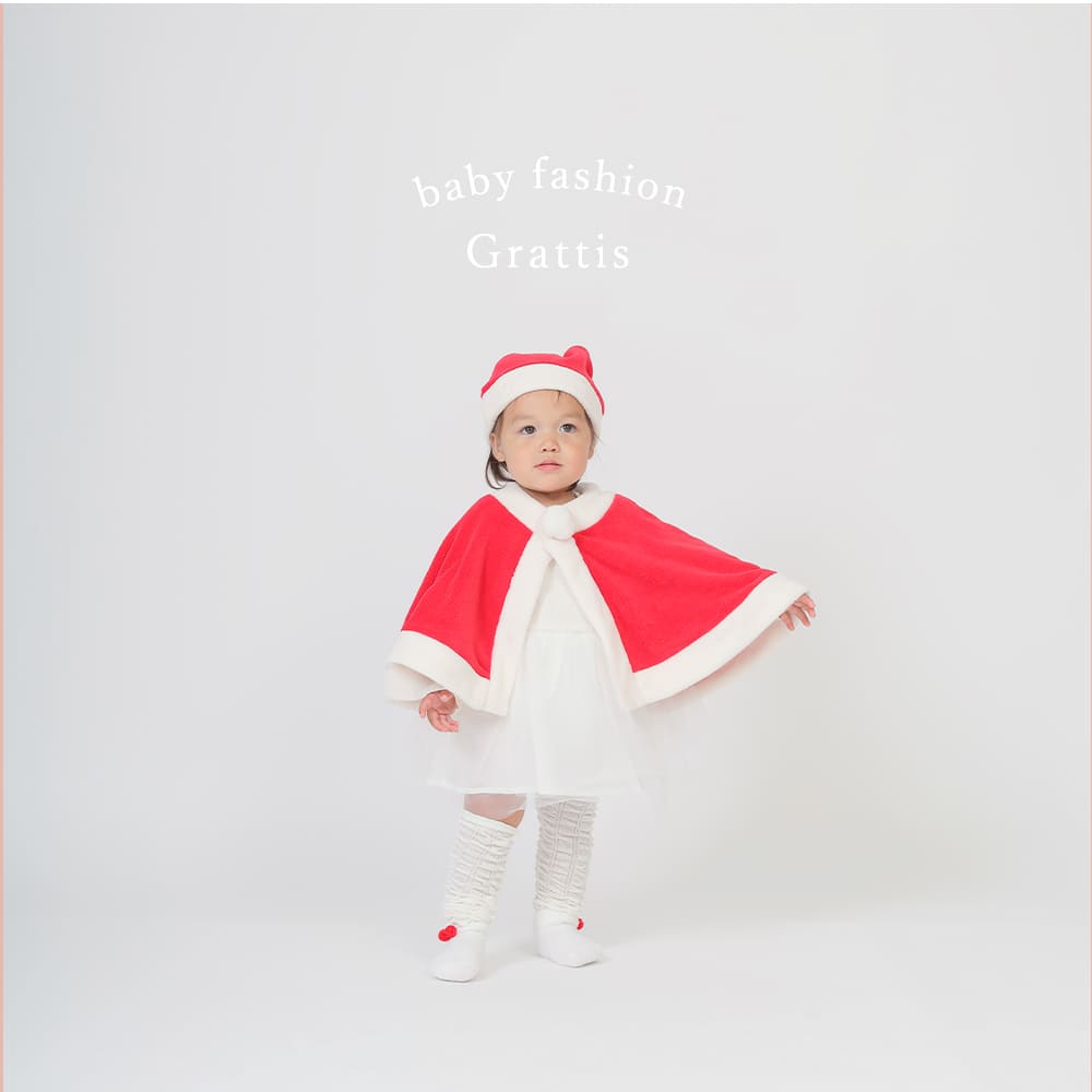 日本童裝 聖誕斗篷及帽套裝 80-110cm 男童款/女童款 初生嬰兒 Christmas 聖誕快樂特輯 聖誕服裝/飾物配件