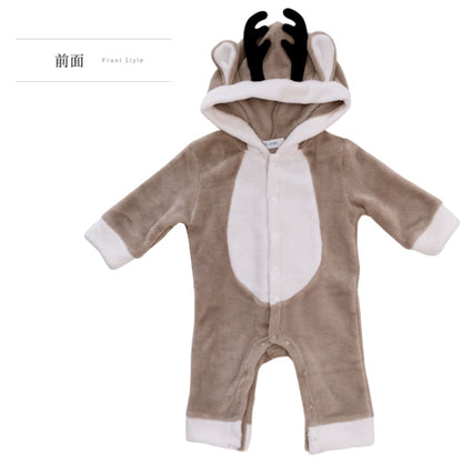 日本童裝 聖誕麋鹿連衣 60-90cm 男童款/女童款 初生嬰兒 Christmas 聖誕快樂特輯 聖誕服裝/飾物配件