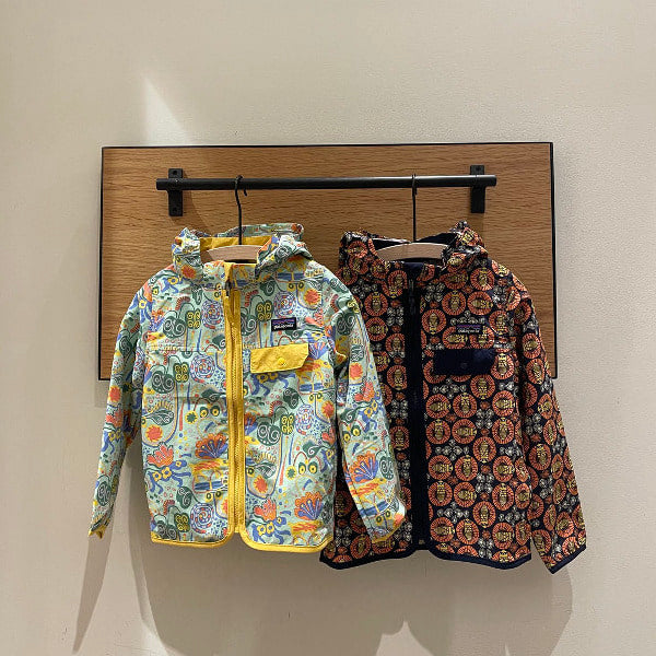 B:MING by BEAMS Patagonia UV-Proof Waterproof Windbreaker for Boys and Girls Ages 3-5 Summer Outerwear 