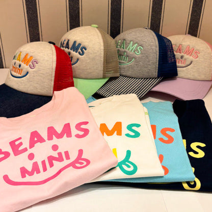 Japanese children's clothing BEAMS mini parent-child short-sleeved tops 90-130cm boys'/girls' summer TOPS 