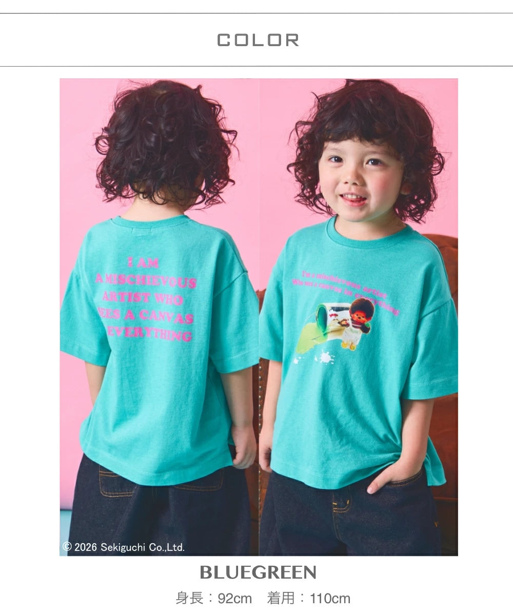 日本童裝 PAIR M#NON x monchhichi 上衣 90-150cm 男童款/女童款 夏季 TOPS 其他品牌童裝