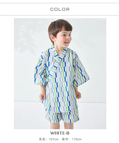 日本童裝 PAIR M#NON 甚平 日本和服 90-150cm 男童款 夏季  TOPS  PANTS 其他品牌童裝 日本夏祭慶典特輯