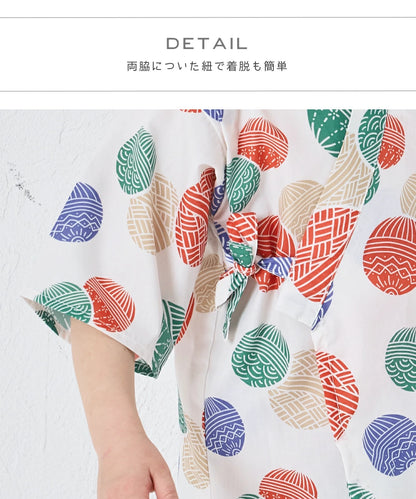 日本童裝 PAIR M#NON 甚平 日本和服 90-150cm 男童款 夏季  TOPS  PANTS 其他品牌童裝 日本夏祭慶典特輯