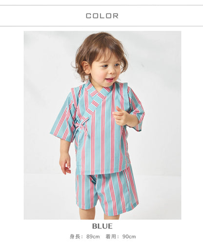 日本童裝 PAIR M#NON 甚平 日本和服 90-150cm 男童款 夏季  TOPS  PANTS 其他品牌童裝 日本夏祭慶典特輯