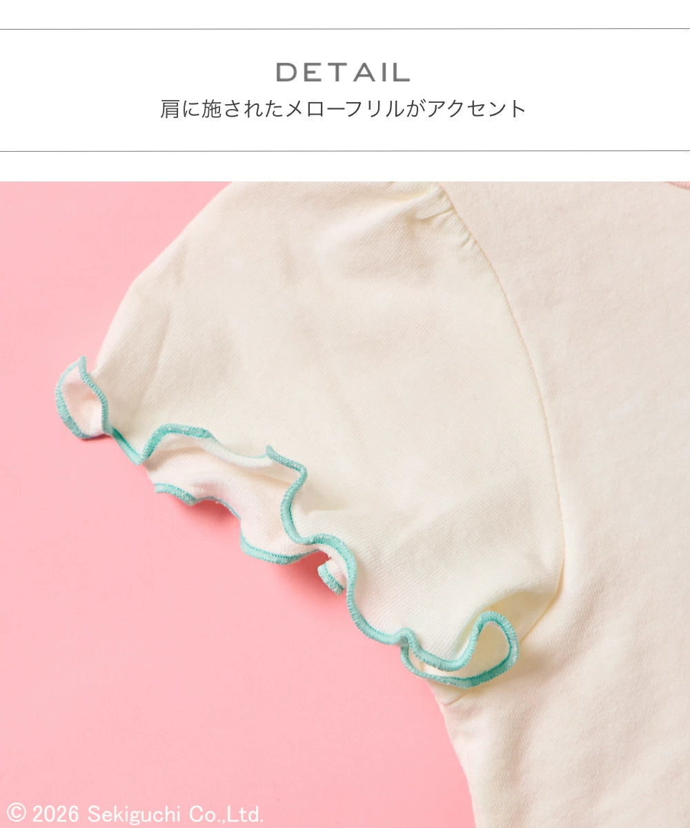 日本童裝 PAIR M#NON x monchhichi 上衣 90-130cm 女童款 夏季 TOPS 其他品牌童裝