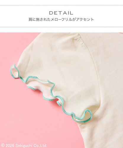 日本童裝 PAIR M#NON x monchhichi 上衣 90-130cm 女童款 夏季 TOPS 其他品牌童裝