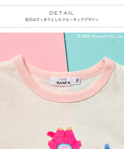 日本童裝 PAIR M#NON x monchhichi 上衣 90-130cm 女童款 夏季 TOPS 其他品牌童裝