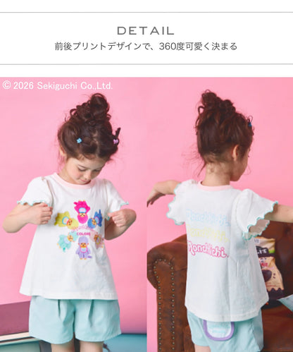 日本童裝 PAIR M#NON x monchhichi 上衣 90-130cm 女童款 夏季 TOPS 其他品牌童裝
