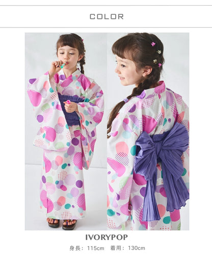 日本童裝 PAIR M#NON 浴衣 日本和服 90-150cm 女童款 夏季 DRESSES 其他品牌童裝 日本夏祭慶典特輯