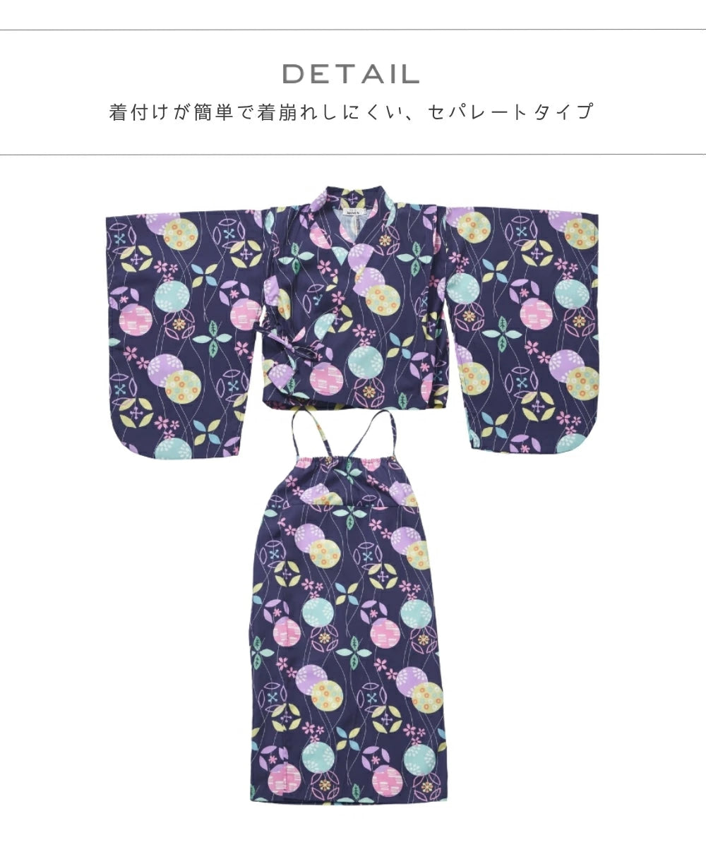 日本童裝 PAIR M#NON 浴衣 日本和服 90-150cm 女童款 夏季 DRESSES 其他品牌童裝 日本夏祭慶典特輯