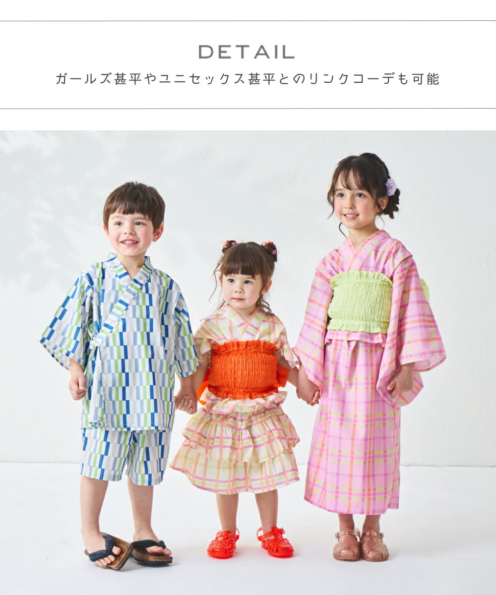 日本童裝 PAIR M#NON 浴衣 日本和服 90-150cm 女童款 夏季 DRESSES 其他品牌童裝 日本夏祭慶典特輯