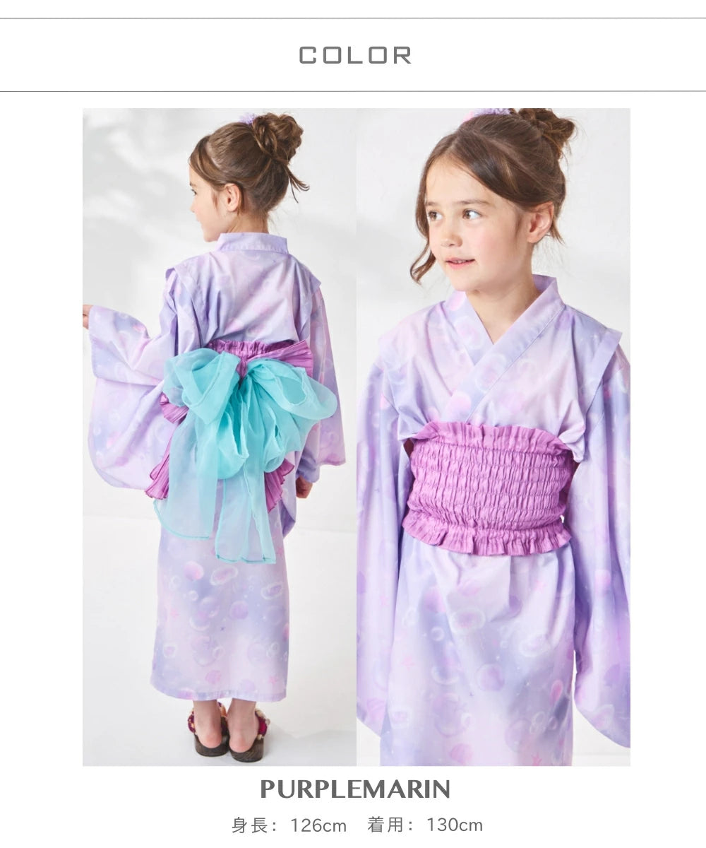 日本童裝 PAIR M#NON 浴衣 日本和服 90-150cm 女童款 夏季 DRESSES 其他品牌童裝 日本夏祭慶典特輯