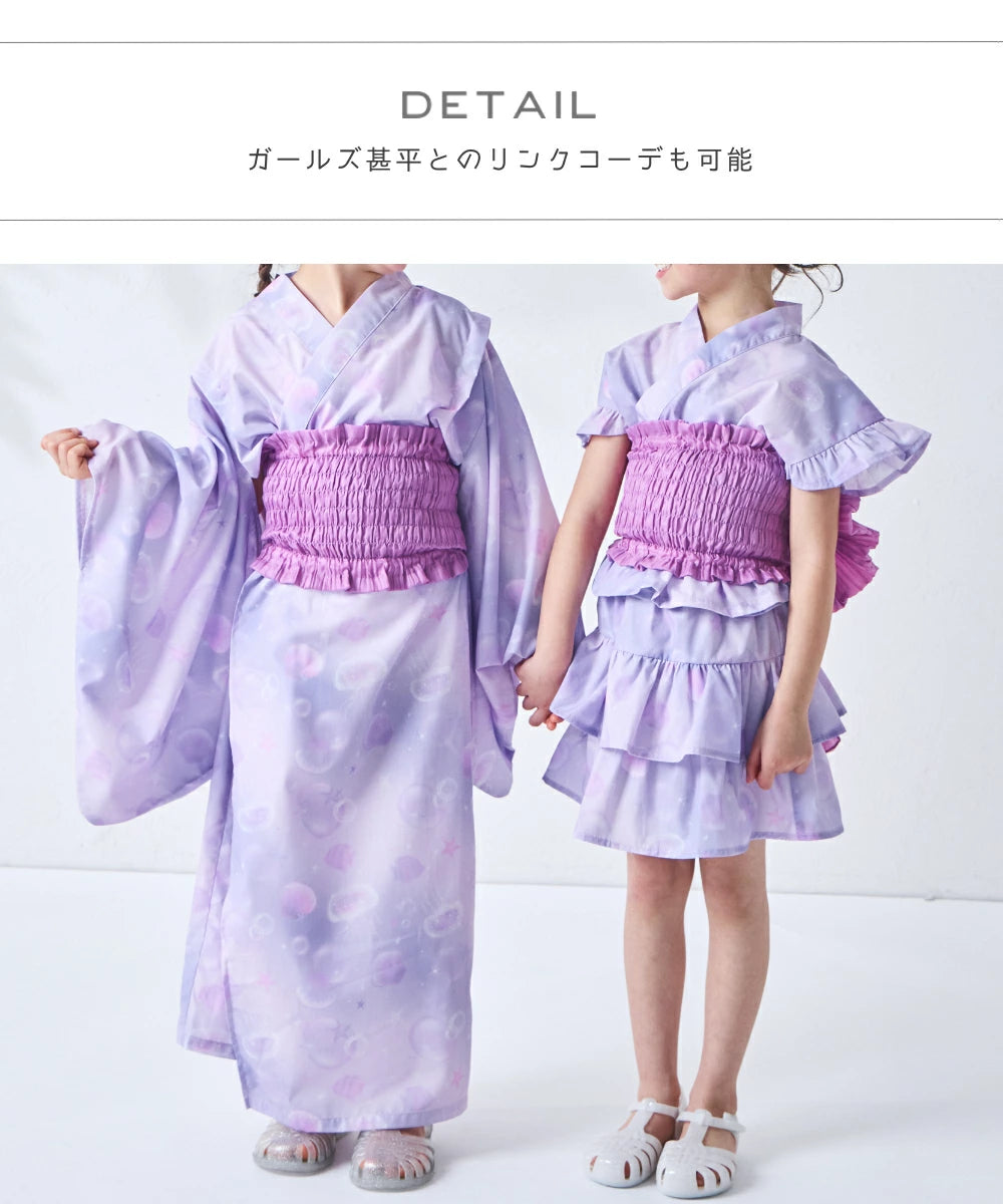 日本童裝 PAIR M#NON 浴衣 日本和服 90-150cm 女童款 夏季 DRESSES 其他品牌童裝 日本夏祭慶典特輯