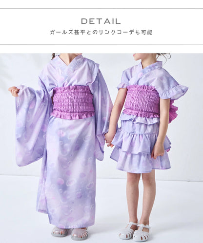日本童裝 PAIR M#NON 浴衣 日本和服 90-150cm 女童款 夏季 DRESSES 其他品牌童裝 日本夏祭慶典特輯