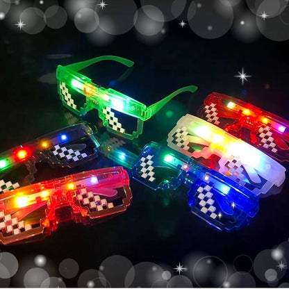 ‼️3/9晚上12點截單‼️日本直送 發光像素眼鏡 12/24個 發光系列 Party 發光/玩具/文具/小禮物