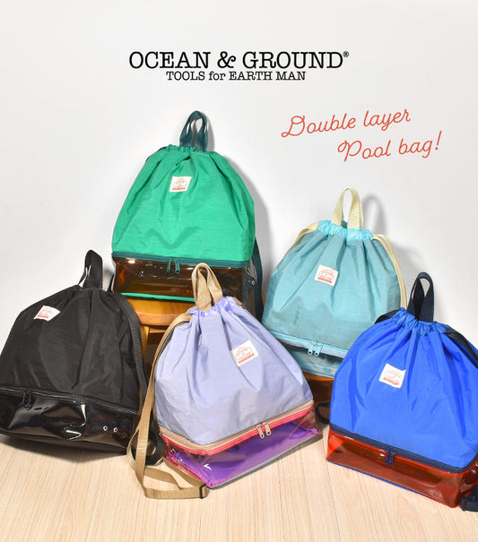 Ocean &amp; Ground 2-Layer Wet/Dry Beach Bag Series (Directly from Japan) Other Brands Summer Swimwear Special Edition Other Accessories