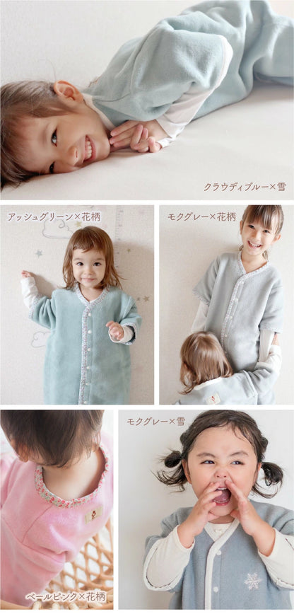 Japanese children's clothing, made in Japan, sleeping bags 50-80cm/90-110cm, boys' and girls' autumn and winter sleeping bag series 