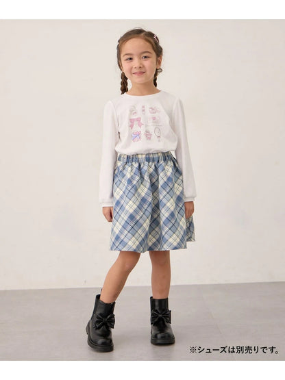 Japanese children's clothing aF#a325 Floral tulle dress 100-150cm Girls summer dresses for interviews/banquets/performances 