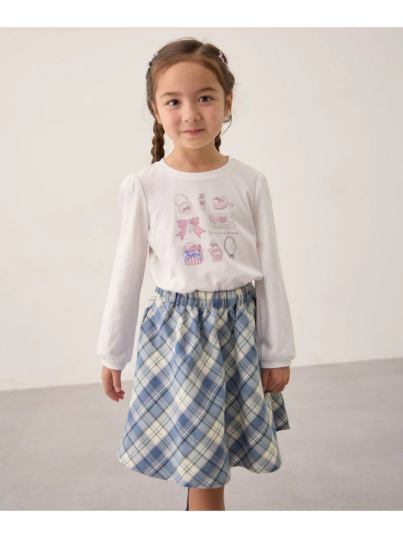 Japanese children's clothing aF#a325 Floral tulle dress 100-150cm Girls summer dresses for interviews/banquets/performances 