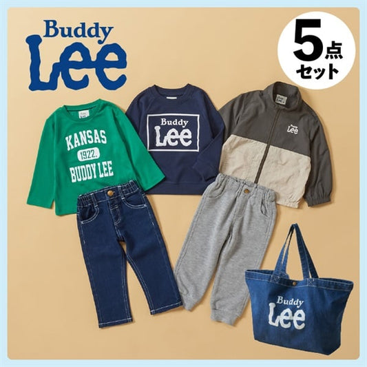 日本直送 	 Buddy Lee 福袋5點 80-120cm 男童款 2026年日本新春福袋 福袋不參與$900免運 滿$900可加$25免運 【日本預售：2026年1月1日】