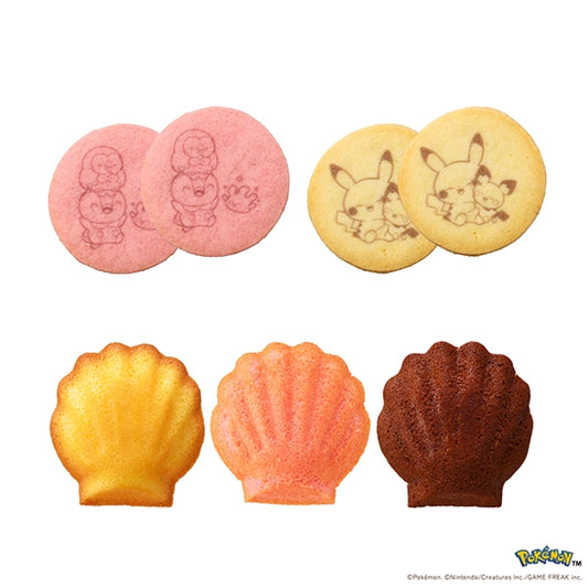 日本直送 Cozy Corner x Pokemon 瑪德蓮蛋糕禮罐 7個入 中秋節/萬聖節 限定手信