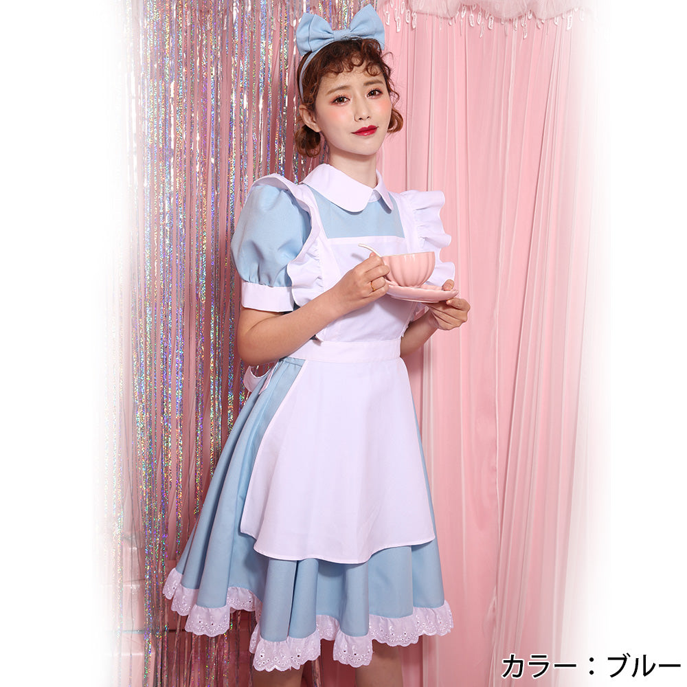 日本直送 愛麗絲夢遊仙境 Alice M-XL 大人款 萬聖節 Cosplay服裝 Halloween攪鬼特輯