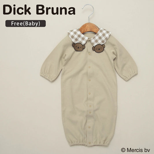 日本童裝 Branshes x miffy 2Way 連衣 50-70cm 男童款/女童款 初生嬰兒 秋季 Jumpsuit