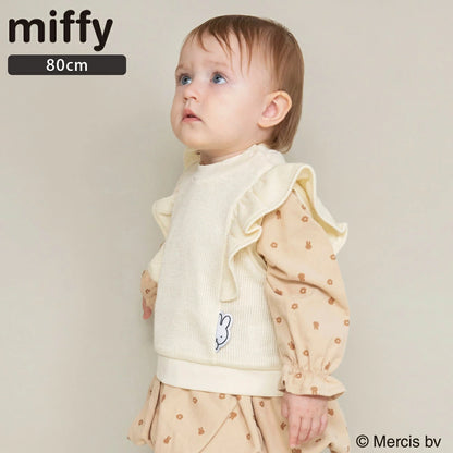 日本童裝 Branshes x miffy 針織背心 80cm 女童款 初生嬰兒 秋季 TOPS