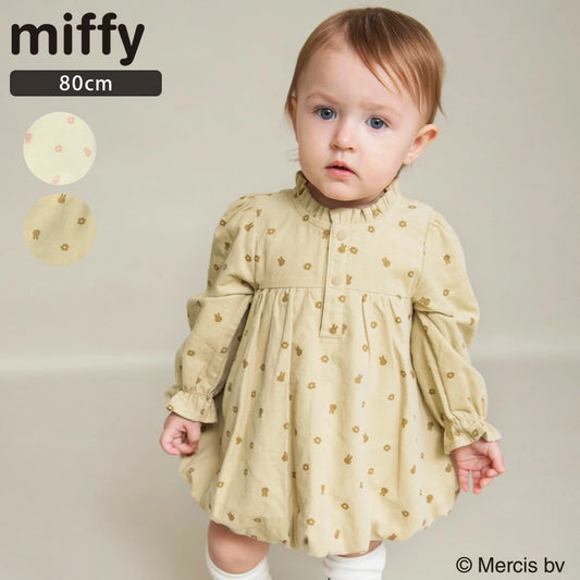 日本童裝 Branshes x miffy 包屁連身裙 80cm 女童款 初生嬰兒 秋季 DRESSES
