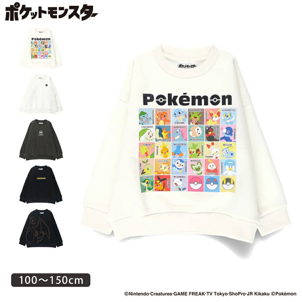 日本童裝 Branshes x Pokemon 長袖衛衣 90-150cm 男童款/女童款 秋冬季 TOPS