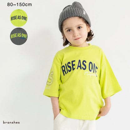 Japanese children's clothing Branches scallop silk layered waist top 90-150cm girls summer TOPS 