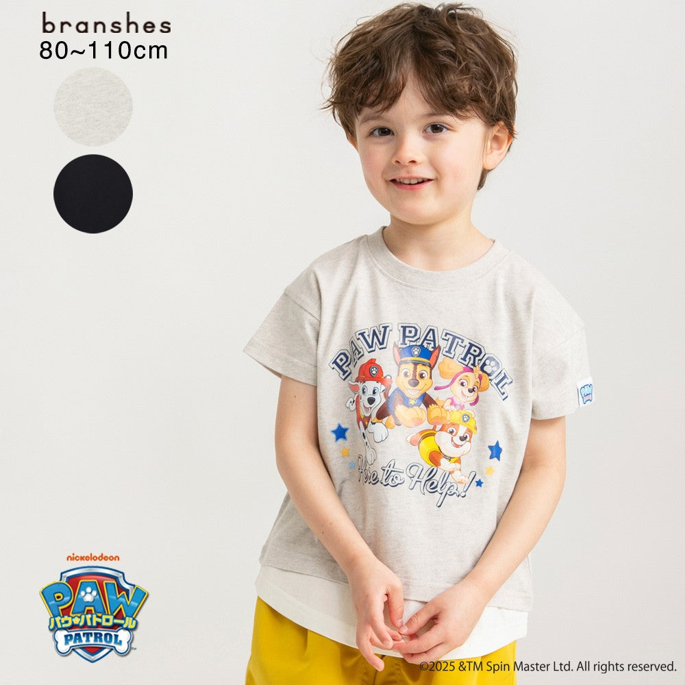 日本童裝 Branshes x PAW PATOROL 短袖上衣 80-110cm 男童款/女童款 夏季 TOPS