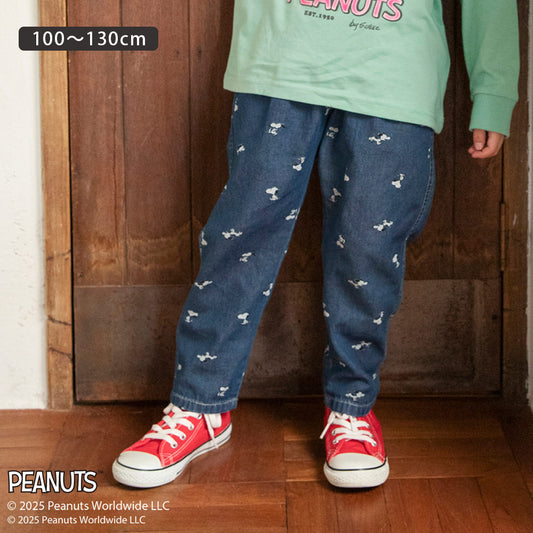 日本童裝 Branshes x PEANUTS 75周年 牛仔長褲 100-130cm 男童款/女童款 秋季 PANTS