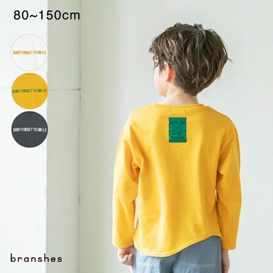 日本童裝 Branshes 字母印花上衣 80-150cm 男童款 春季 TOPS