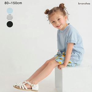 日本童裝 Branshes 短袖上衣 80-150cm 女童款 夏季 TOPS