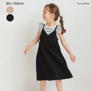 日本童裝 Branshes 吊帶連身裙 90-150cm 女童款 夏季 DRESSES