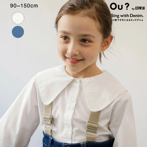 日本童裝 Branshes 【Ou? by EDWIN】尖領襯衫 90-150cm 女童款 秋季 TOPS