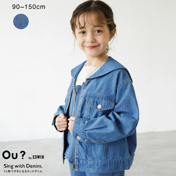 日本童裝 Branshes Ou? by EDWIN 牛仔外套 90-150cm 女童款 春季 OUTERWEAR