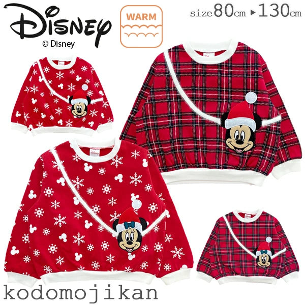 日本直送 Disney上衣 80-130cm 小童款 男童款/女童款 Christmas 聖誕服裝/飾物配件 聖誕快樂特輯