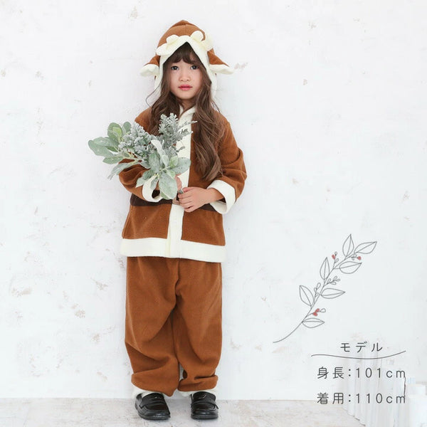 日本直送 聖誕麋鹿套裝 80-140cm 小童款 男童款/女童款 Christmas 聖誕服裝/飾物配件 聖誕快樂特輯