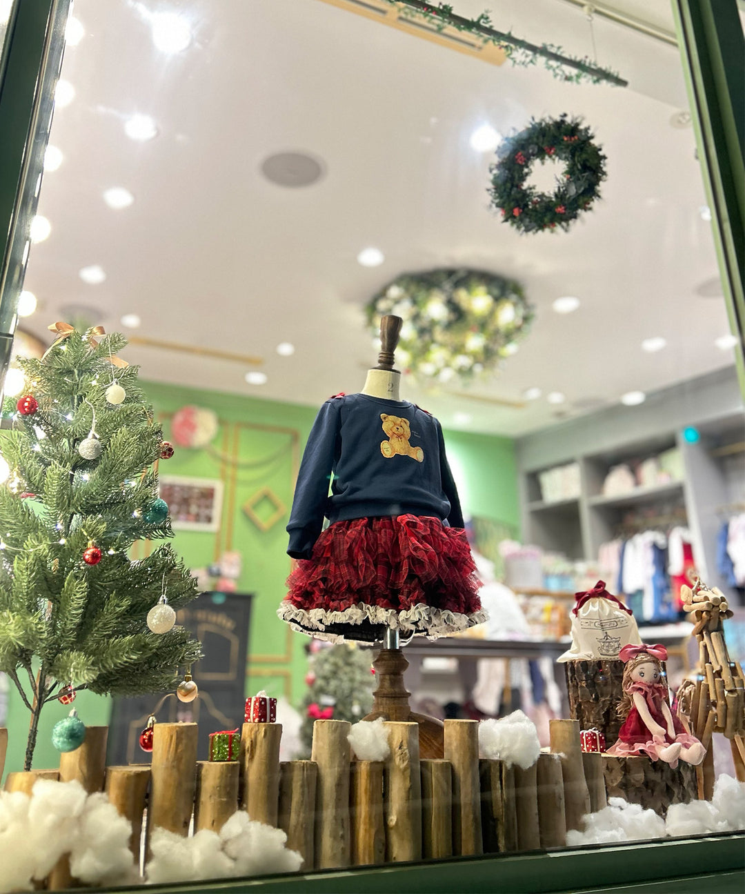 Japanese children's clothing panpantutu Scottish plaid skirt ballet tutu skirt 70-140cm girls newborn baby summer SKIRTS 
