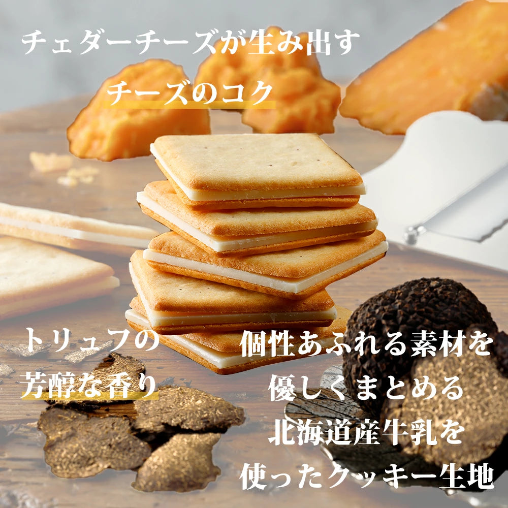日本直送 Tokyo Milk Cheese 黑松露車打芝士夾心餅 9枚入 中秋節/萬聖節 限定手信