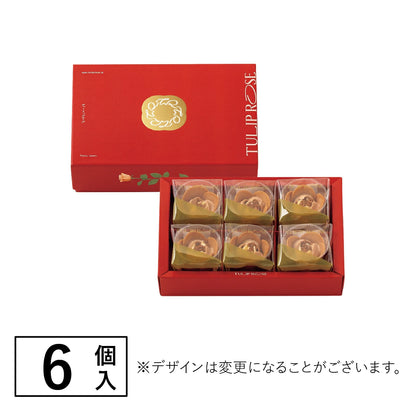 日本直送 TOKYO TULIP ROSE 新年版包裝 鬱金香玫瑰曲奇 蘋果味 6個入 新年行運發財特輯 Happy New Year 馬年 限定手信