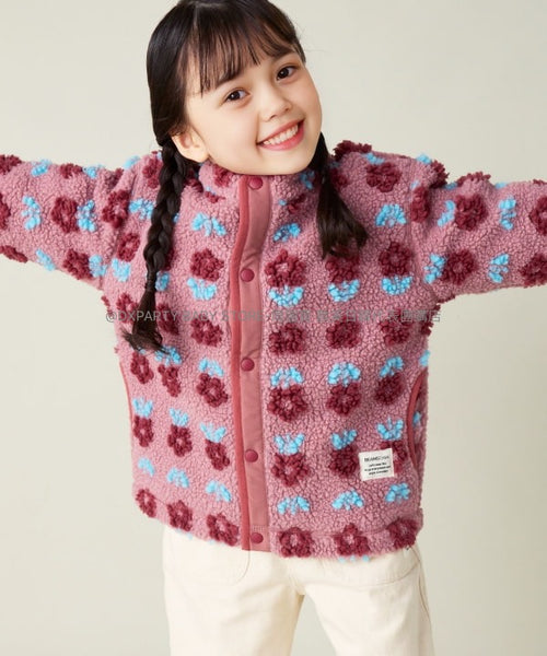 日本童裝 BEAMS mini 提花毛毛外套 90-150cm 男童款/女童款 秋季 OUTERWEAR (適合初秋、香港平均溫度